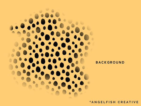 Cheetah Print Brush Set for Procreate | 6 Cheetah Animal Print Brushes, background brush