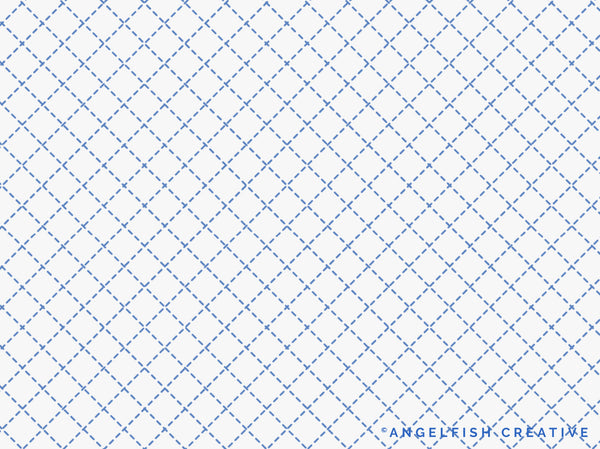 Dash Brush for Procreate: 5 dashed line brushes, grid pattern