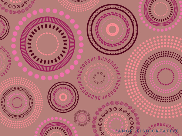 Dots & Dashes Procreate Brush Set | 80 Dotted Dash Border Line Brushes, circle pattern