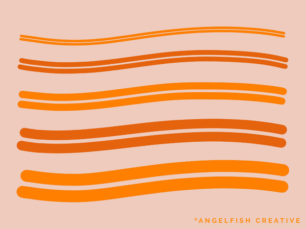 Double Brush for Procreate | 2 Line Multi-line Monoline Brush, brushes