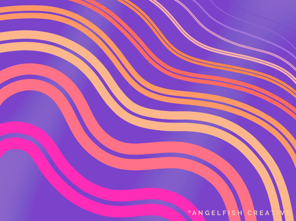 Double Brush for Procreate | 2 Line Multi-line Monoline Brush, waves