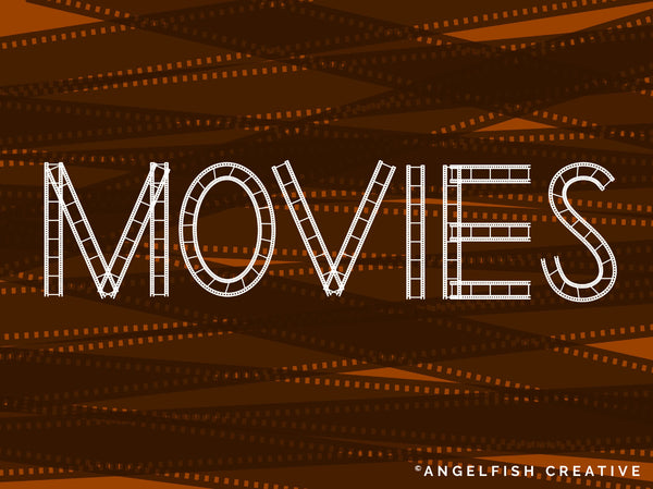 Film Strip Brush Set for Procreate | Photo Picture Strips Frame stamps brushes, movies negative design