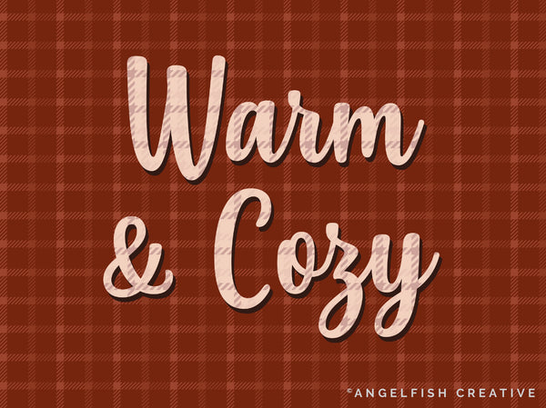 Gingham & Plaid Brush Set for Procreate | 50 Check Tarten Houndstooth Pattern Brushes, warm and cozy plaid design