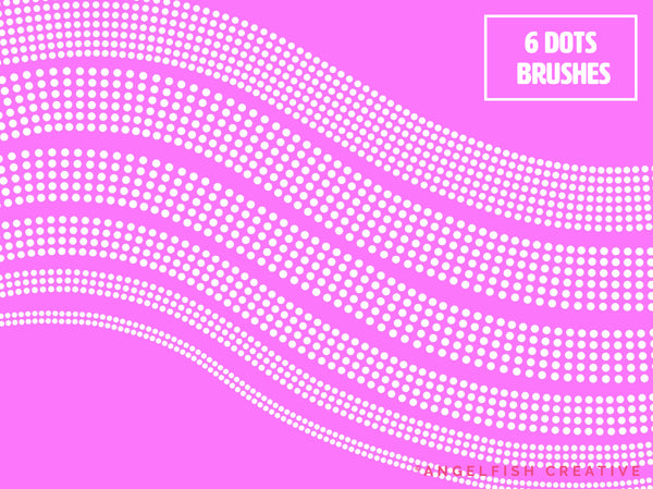 Multi-line Master Brush Set for Procreate | 48 Multiline Monoline Brushes, dots brushes