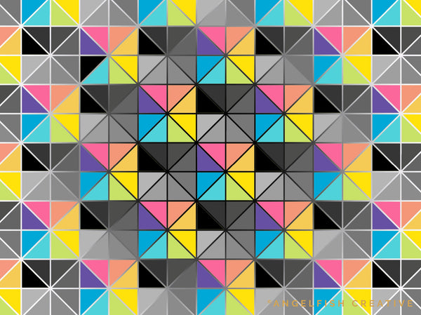 Sacred Geometry Patterns Brush Set for Procreate | 50 seamless line art pattern brushes, rainbow geometric pattern