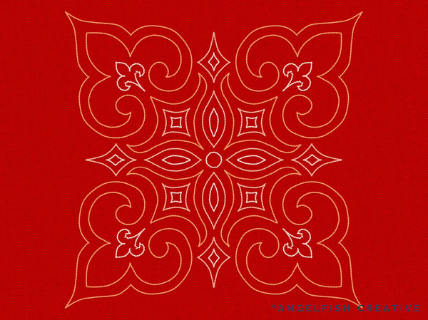 Simple Stitch Procreate Brush Set: basic sewing embroidery thread brushes, stitched motif design