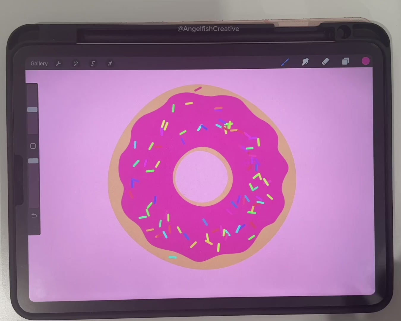 Sprinkles Procreate Brush Set | 31 Brushes + 8 Stamps for sweet cakes, donuts and icecream, video