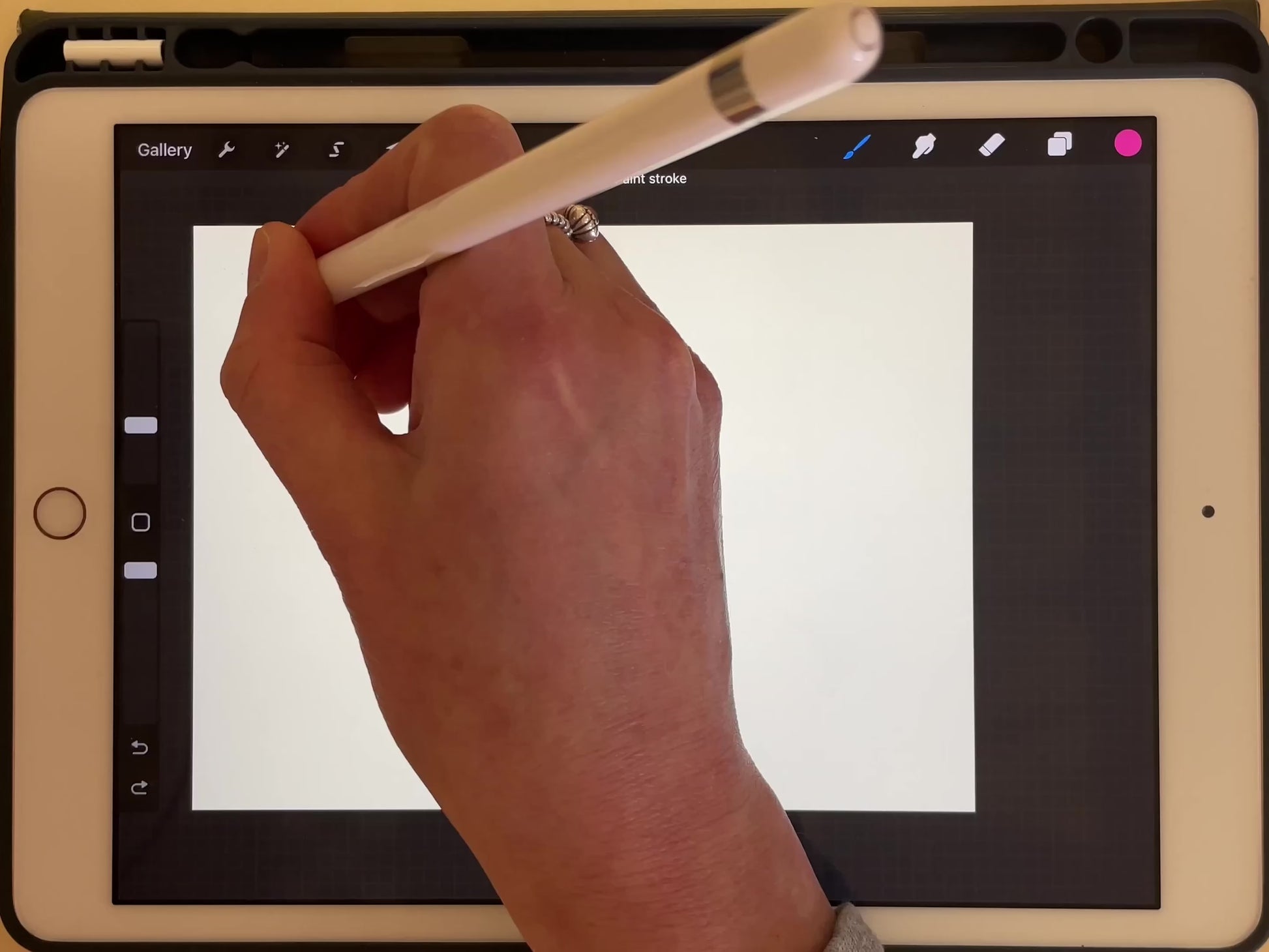Demonstration video of the Cactus Brush for Procreate in action