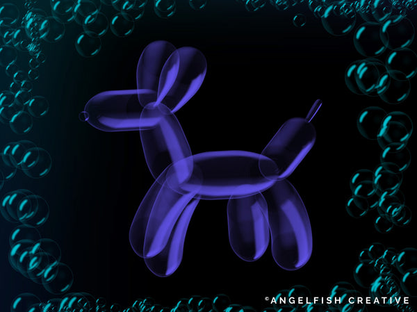 Bubble Procreate Brush Set | 21 Lettering, Scatter & Stamp Bubbles Brushes, bubble balloon dog