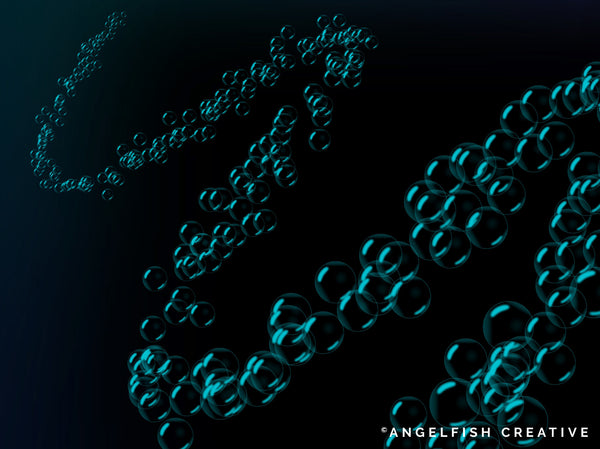 Bubble Procreate Brush Set | 21 Lettering, flowing bubblesScatter & Stamp Bubbles Brushes