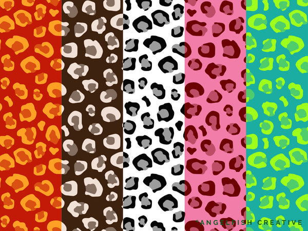 Animal Print Patterns Brush Set, Procreate Brush Pack, colors