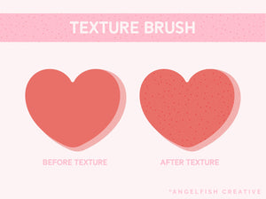 Candy Heart Drawing Kit Brush Set for Procreate | Valentine's Day Conversation Heart Creator, texture brush