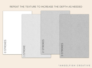 Canvas Textures Procreate Brush Set: 20 brushes, canvas depth