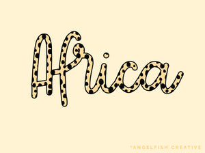 Cheetah Print Brush Set for Procreate | 6 Cheetah Animal Print Brushes, Africa hand lettering