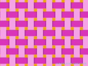 Chunky Procreate Brush Set: 7 rounded monoline brushes, weave pattern