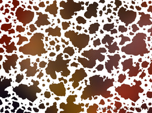 Cow Print Pattern Brushes for Procreate, multi-coloured cow print pattern