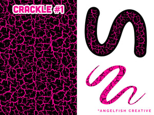 Crackle Pattern Brushes for Procreate, shattered crack brush set, crackle style 1
