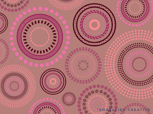 Dots & Dashes Procreate Brush Set | 80 Dotted Dash Border Line Brushes, circle pattern