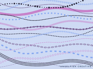 Dots & Dashes Procreate Brush Set | 80 Dotted Dash Border Line Brushes, line pattern