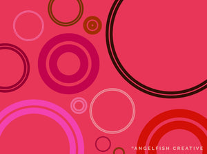 Double Brush for Procreate | 2 Line Multi-line Monoline Brush, abstract circles