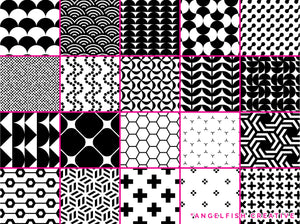 Geometric Patterns Procreate Brush Set | 100 Seamless Print Design Brushes, pattern page 4