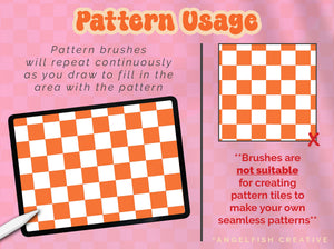 Groovy Checkers Brush Set