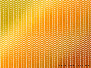 Honeycomb Brush for Procreate | Seamless Hexagon Pattern Brush, golden honeycomb background