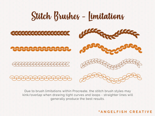 Knit & Purl Procreate Brush, knitting pattern brushes, stitch brushes