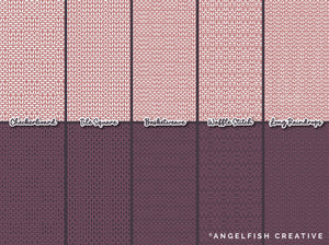 Knitting Patterns Brush Set for Procreate, patterns page 4