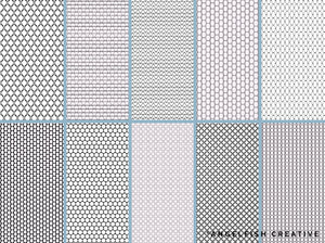 Lace Mesh Brushes for Procreate, patterns page 2