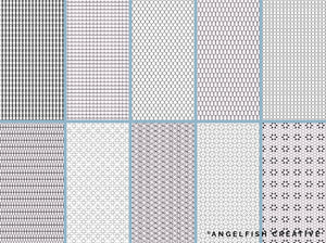 Lace Mesh Brushes for Procreate, patterns page 3