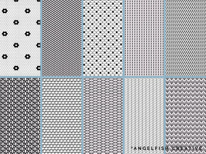 Lace Mesh Brushes for Procreate, patterns page 5