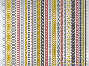 Metal Chains Procreate Brush Set: 50 Jewelry Link Brushes, chains page 1
