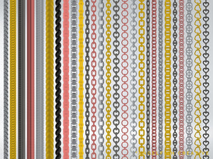 Metal Chains Procreate Brush Set: 50 Jewelry Link Brushes, chains page 2