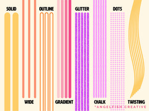 Multi-line Master Brush Set for Procreate | 48 Multiline Monoline Brushes, brushes