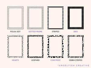 Page Border Stamps for Procreate, 40 frame brushes, brushes page 5