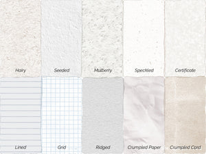 Paper Textures Procreate Brush Set: 30 brushes, brushes page 2