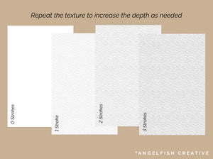 Paper Textures Procreate Brush Set: 30 brushes, texture depth