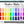 Rainbow Shades Procreate Colour Palette | Colour Swatches, 30 Digital Colours | Procreate Palette for iPad | Instant Download