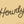 The word 'Howdy' written in rope style lettering on beige background using Rope Brushes for Procreate designed by Angelfish Creative.