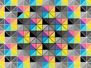 Sacred Geometry Patterns Brush Set for Procreate | 50 seamless line art pattern brushes, rainbow geometric pattern