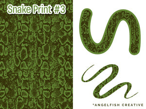 Snake Print Pattern Brushes for Procreate, pattern style 3