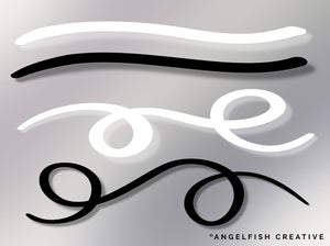 Soft Shadow Brush for Procreate | Shadowed Lettering Calligraphy Writing Brush, brush sizes