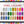 Tinsel Procreate Brush Set: 60 Christmas Garland Brushes, tinsel colour palette