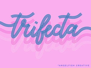 Triple Line Brush for Procreate | 3 Line Multi-line Monoline Brush, trifecta