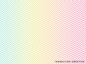 Zig Zag Brush for Procreate | Seamless Chevron Pattern Brush, rainbow gradient background