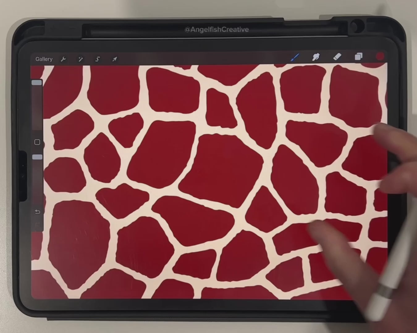 Giraffe Print Brush Set for Procreate | 6 Giraffe Animal Print Brushes, video