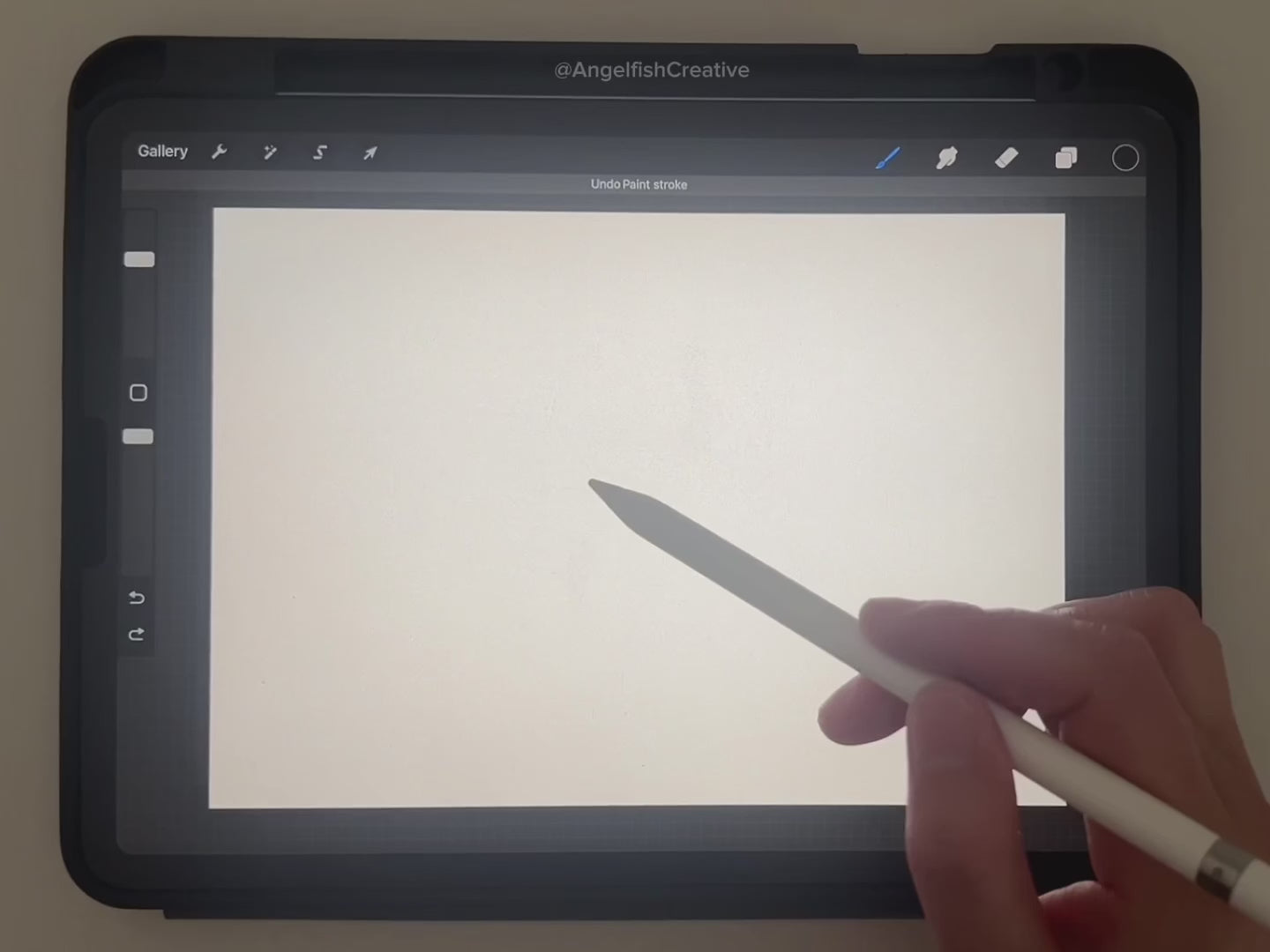 Demonstration video of the Bullet Journal Pattern Brush for Procreate in action