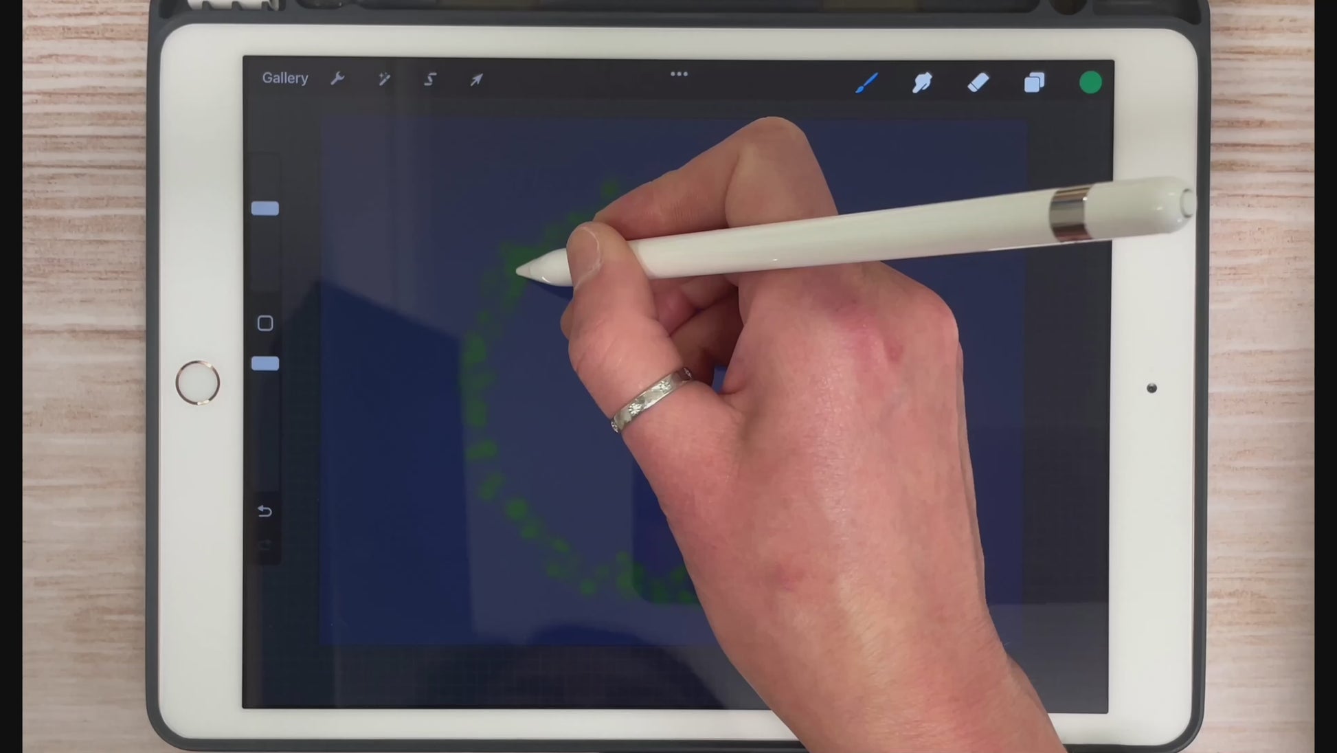 Christmas Lights Procreate Brush Set | 56 Bokeh Sparkle Neon Glow Fairy Light Brushes, video