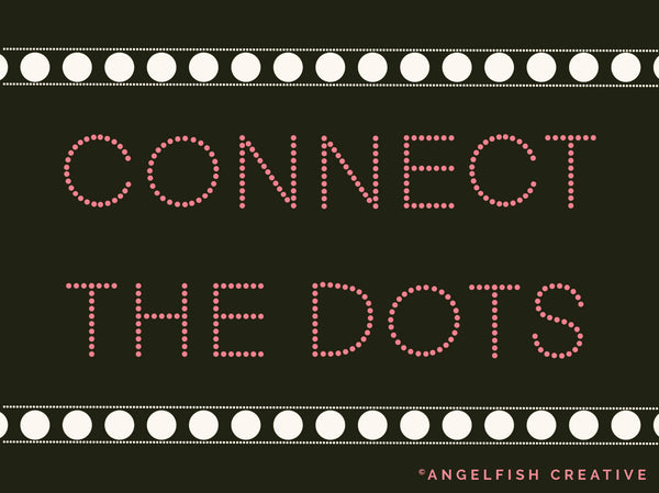 Dottie Brush for Procreate | Circle Polka Dot, Dotted Line Border Brush, connect the dots artwork
